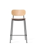 1184002-020M0AZZ_Co_Counter_Chair_Black_Steel_Natural_Oak_Light_Brown_Reflect_Front.webp