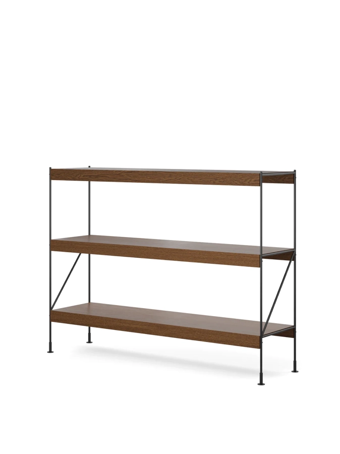 7365849_Zet_Storage_System_H114_L150_Dark_Stained_Oak_Black_Steel_Angle.webp