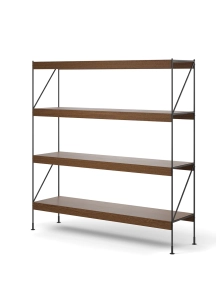 AUDO COPENHAGEN półka ZET H158 ciemny dąb