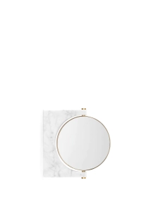 AUDO COPENHAGEN lustro ścienne PEPE MARBLE biały marmur