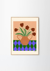 THE POSTER CLUB druk artystyczny RED TULIPS