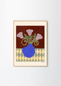 THE POSTER CLUB druk artystyczny PURPLE FLOWERS