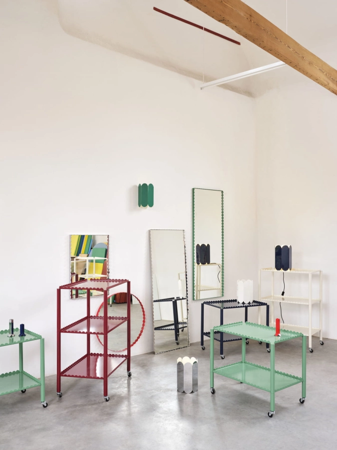 Arcs Trolley_Arcs Lamp Collection_Arcs Mirror_Studio Visit.jpg