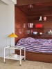 Matin Table Lamp 380 yellow shade_Arcs Trolley Low eggshell_Ete Duvet Cover bordeaux and sky blue.jpg