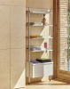 Pier System 121 1 Column PS white powder coated steel clear anodised profiles_Apex Clip Lamp luis pink.jpg