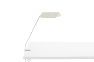 HAY lampa biurkowa APEX CLIP biała