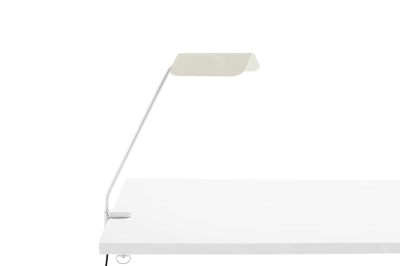 HAY lampa biurkowa APEX CLIP biała
