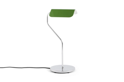 HAY lampa biurkowa APEX zakrzywiona szmaragdowa