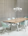 AAC 220 dusty mint 2.0 shell polished 4 star_Boa Table wb lacquered oak tabletop metallic grey powder coated alu frame pa pix_Apollo Chandelier 6 arm.jpg