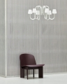 Apollo Chandelier 6 arm_Chisel Lounge Chair dark bordeaux wb lacquered beech.jpg