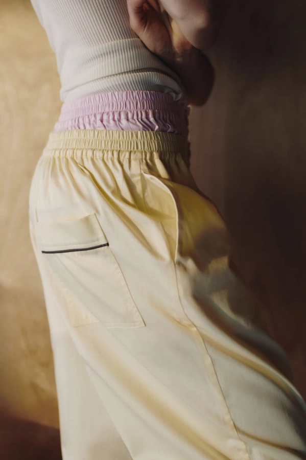 Outline Pyjama Trousers soft yellow_Outline Pyjama Shorts soft pink.jpg