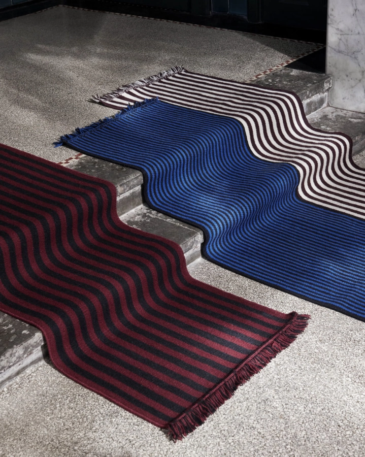 Stripes and Stripes Wool L200 x W60 cherry_blue_cream.jpg