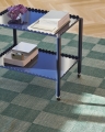 Arcs Trolley Low steel blue_Check Rug green S check.jpg