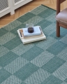 Check Rug green S check_Glass Coffee Mug.jpg