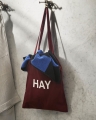 Waffle Bathrobe grey_HAY Tote Bag burgundy_Check Bath Towel cobalt blue.jpg
