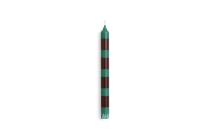 AB361-D270_Pattern Candle green and brown 4 stripe.jpg