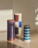 Column Candle off white brown black blue_Column Candle brown blue_Column Candle light grey blue green.jpg
