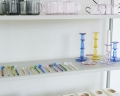 Glass Spoons family_Flare Tall light blue with red rim_Flare Medium pink with blue rim.jpg