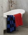 Check Bath Towel cobalt blue_Mono Bath Towel poppy red.jpg