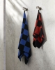Check Bath Towel cobalt blue_Check Hand Towel poppy red.jpg
