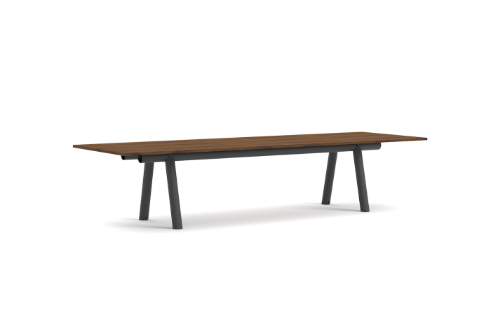 AE106-D396-AI02_Boa Table L350xW110xH75 wb lacquered walnut tabletop_charcoal powder coated alu frame.png
