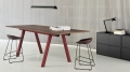Boa High Table wb lacquered walnut tabletop barn red powder coated frame pa frame.jpg