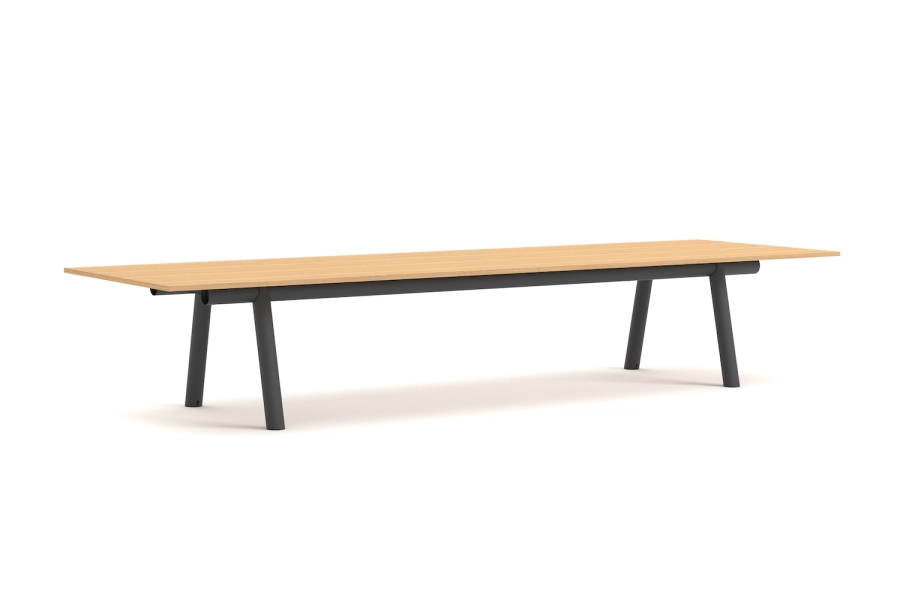 AE106-D404-AI43_Boa Table L420xW128xH75 wb lacquered oak tabletop_charcoal powder coated alu frame.png