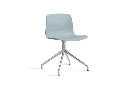 HAY krzesło obrotowe ABOUT A CHAIR AAC10 dusty blue 2.0 / srebrny