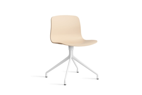 HAY krzesło obrotowe ABOUT A CHAIR AAC10 pale peach 2.0 / biały