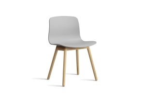HAY krzesło ABOUT A CHAIR AAC12 concrete 2.0 / lakierowany dąb