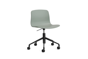 HAY krzesło obrotowe na kółkach z regulacją wysokości ABOUT A CHAIR AAC50 fall green 2.0 / czarny