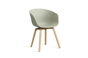 HAY krzesło ABOUT A CHAIR AAC22 pastel green 2.0 / lakierowany dąb