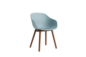 HAY krzesło ABOUT A CHAIR AAC212 dusty blue 2.0 / orzech lakierowany