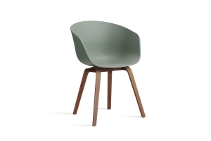 HAY krzesło ABOUT A CHAIR AAC22 fall green 2.0 / orzech lakierowany