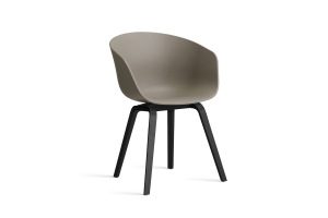 HAY krzesło ABOUT A CHAIR AAC22 khaki 2.0 / czarny dąb