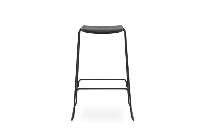 NORMANN COPENHAGEN stołek barowy JUST czarny