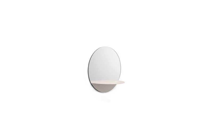 NORMANN COPENHAGEN lustro HORIZON okrągłe białe