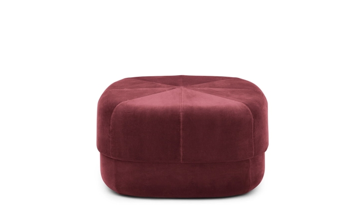 NORMANN COPENHAGEN puf CIRCUS L ciemnoczerwony