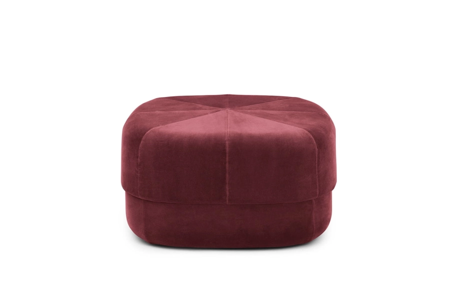 NORMANN COPENHAGEN puf CIRCUS L ciemnoczerwony