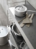STRING półka metalowa z niskim brzegiem