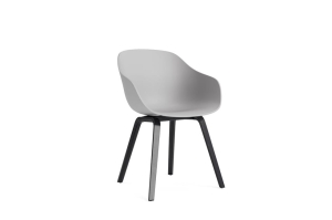 HAY krzesło ABOUT A CHAIR AAC222 concrete grey 2.0 / czarny dąb