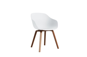 HAY krzesło ABOUT A CHAIR AAC222 white 2.0 / lakierowany orzech