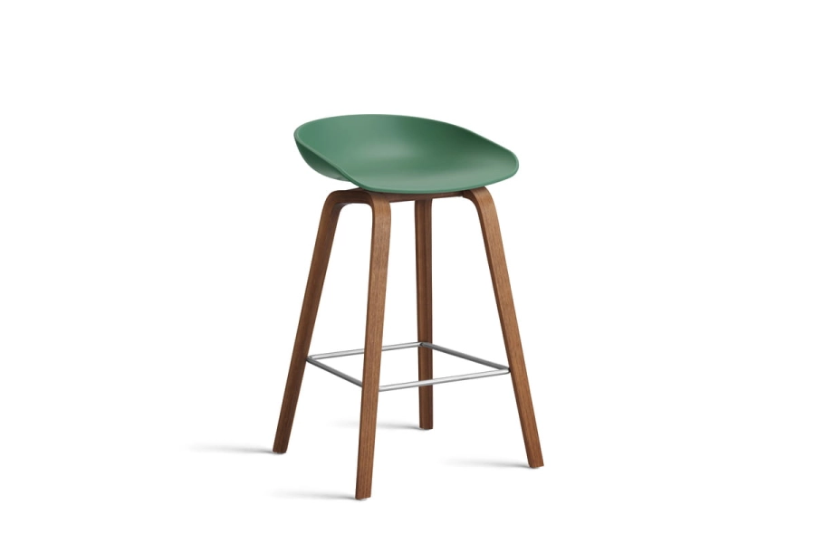 AB244-D138-AA51_AAS 32 H65 teal green 2.0 shell_wb laquered walnut base_stainless steel footrest.jpg