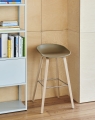 New Order Shelving System light grey_AAS 32 high clay 2.0 sheel wb lacquer oak base stainless steel footrest.jpg
