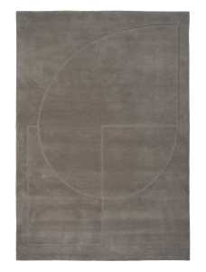 LINIE DESIGN dywan LINEAL POEM grey
