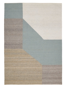 LINIE DESIGN dywan BLOCCHI aqua