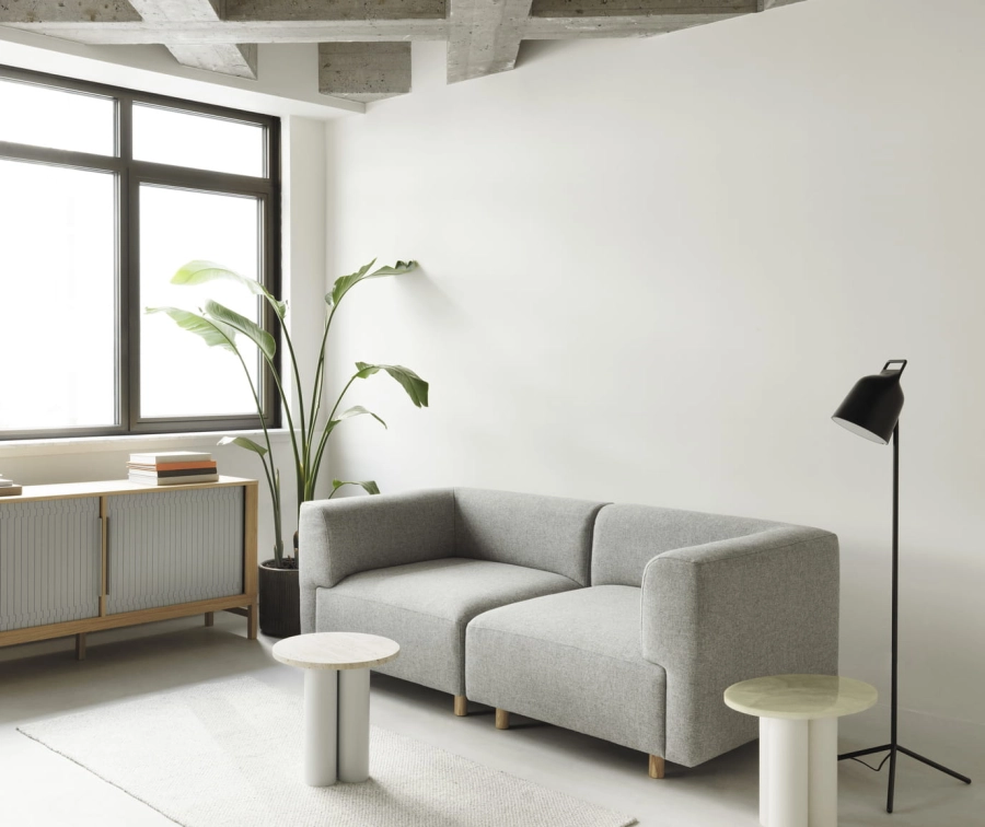 2023_Redo_Modular_Sofa_110_150_Hallingdal_0130_Oak_Legs_Dit_Table_Light_Green_Travertine_Light_Sand_Emerald_Onyx_Stage_Floor_Lamp_Black.jpg