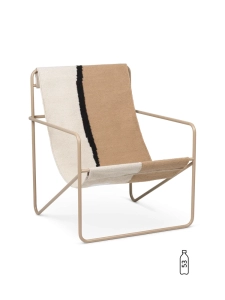 FERM LIVING fotel DESERT cashmere / soil