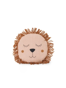 FERM LIVING poduszka LION różowa