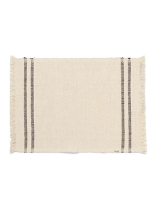 FERM LIVING podkładka SAVOR duża off-white / czekoladowa
